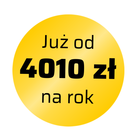 Już od 4010 zł na rok